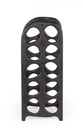 P.Bottiglie 27x20x67 cm in legno nero