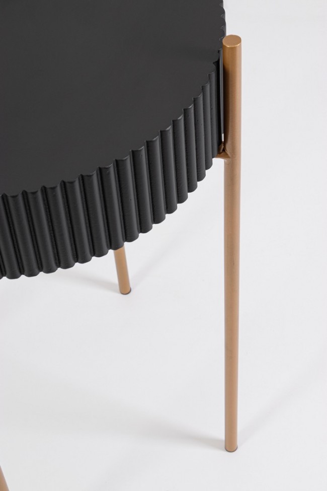 Tavolino in legno D.40.5 x 64.5 h