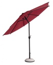 Ombrellone antracite burgundy D.300x240h