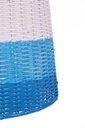 2x Lampadario sky rattan blu-azzurro D.37x52h