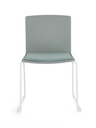 4x Sedia bianca/verde salvia 43.5x50x79