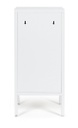 Comodino bianco 40x35x76h in acciaio