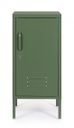 Comodino verde 40x35x76h in acciaio