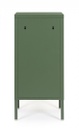 Comodino verde 40x35x76h in acciaio
