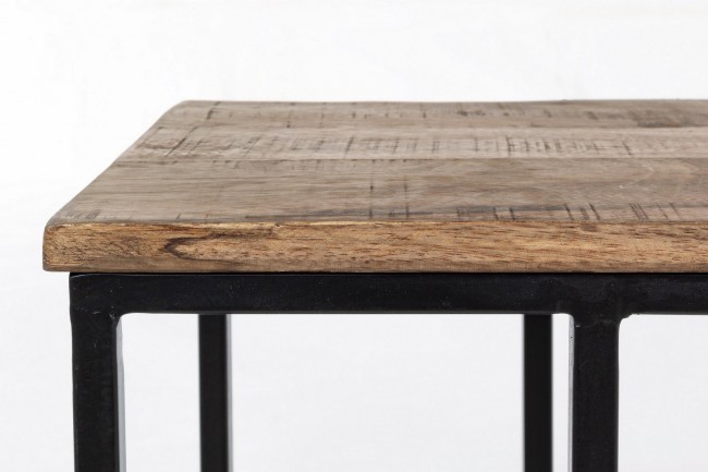Tavolino C-ripiano 46x31x58 in legno