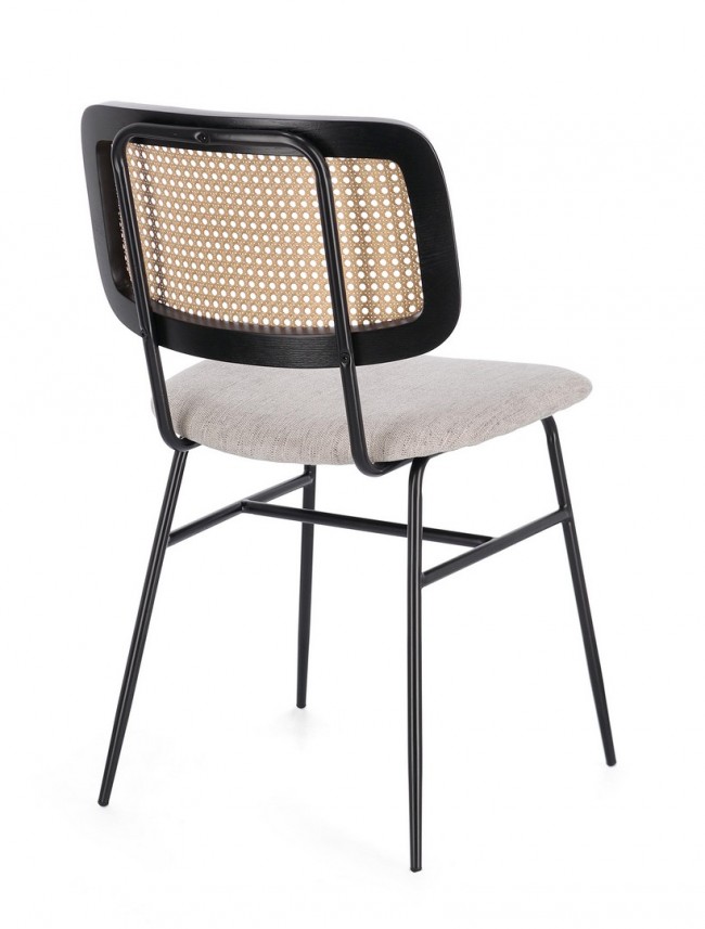 2x Sedia glenna naturale 45x59x80.5