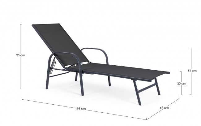 Lettino C-BR 69x195x95h