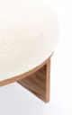 Sgabello Annuska D.61x38.5h in tessuto