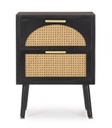 Cassettiera nera 45x30x60 in legno