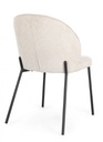 2x Sedia nero/beige 54x60x83h 48.5h1 in tessuto