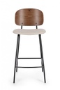 2x Sgabello cucina Sienna beige 43.5x52.5x93.5