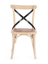 Sedia cross metal 50.5x52x87h