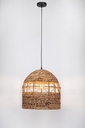 Lampadario in fibre naturali D.45.5x50h