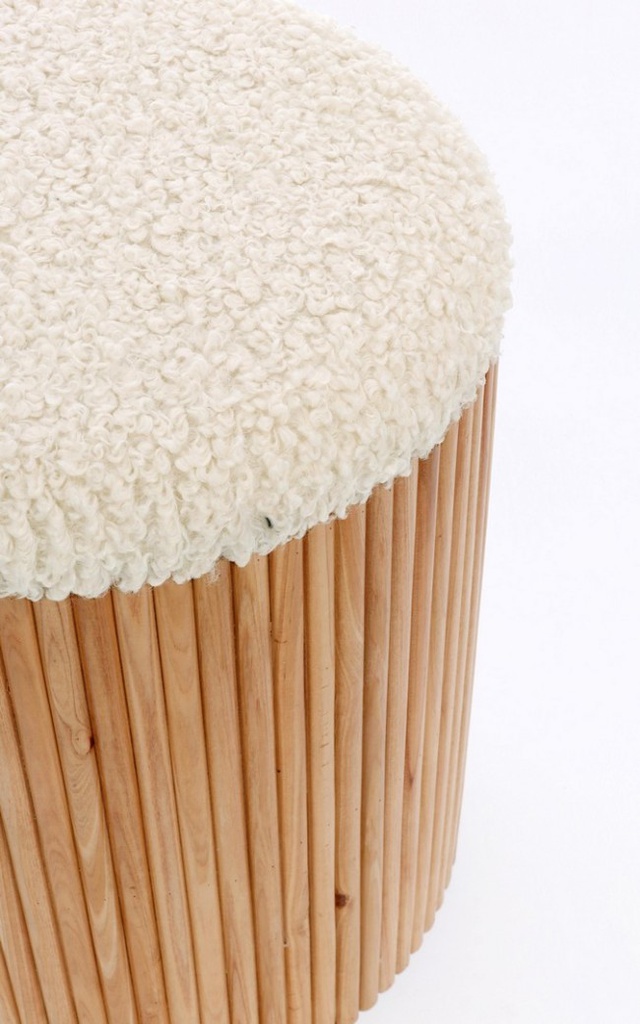 Pouf contenitore Neda D.31.5x38h, D.36x44h