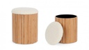 Pouf contenitore Neda D.31.5x38h, D.36x44h