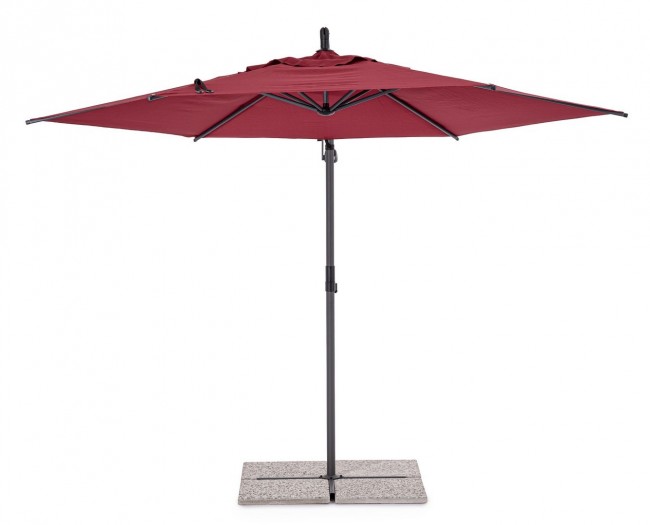 Ombrellone braccio 3m ant-burgundy D.300x248h