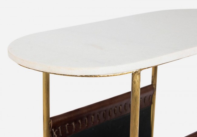 Tavolino in marmo 53x23x59h