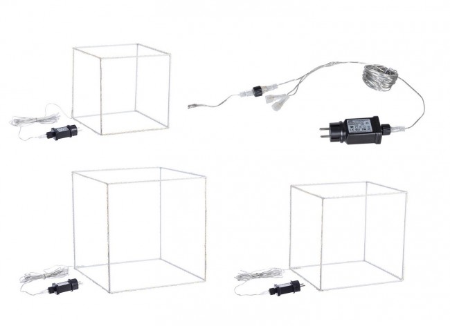 Cubo microled 35x35x35, 30x30x30, 25x25x25 h