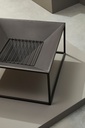 Braciere nero 60x60x31h
