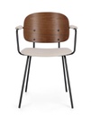 2x Sedia beige 57x60x80 cm in tessuto