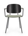 2x Sedia verde 57x60x80 cm in tessuto