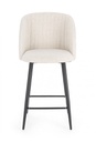 2x Sgabello cucina nero/avorio 53x59x97