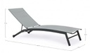 Lettino c-ruote antracite 63x195x91