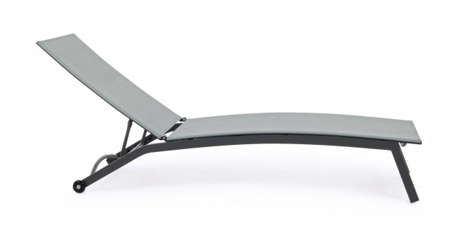 Lettino c-ruote antracite 63x195x91