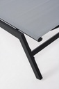 Lettino c-ruote antracite 63x195x91