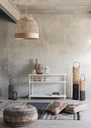 2x Lampadario naturale D.53x48.5h in fibre naturali