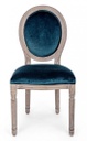 2x Sedia velluto 48x46x96h