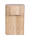 Tavolino naturale D.38 x 58h in legno
