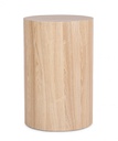 Tavolino naturale D.38 x 58h in legno