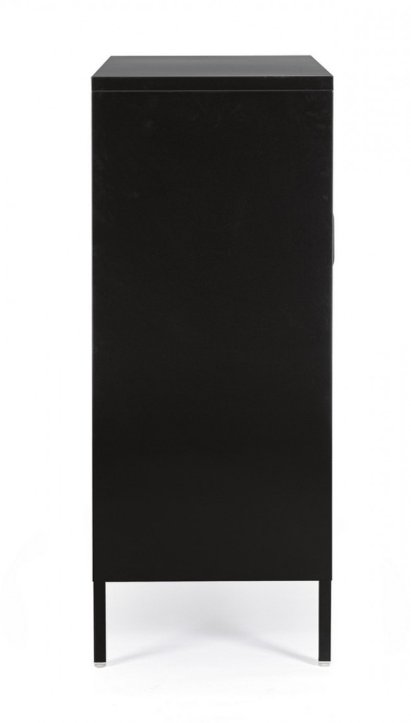 Credenza nera in acciaio 40x80x101,5h
