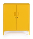 Credenza gialla 40x80x101,5h in acciaio