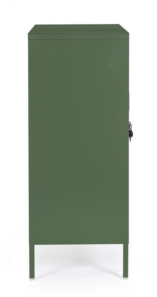 Credenza verde 40x80x101,5h in acciaio