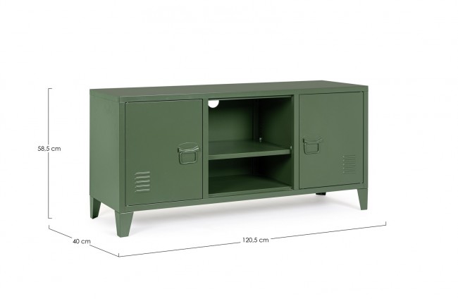 Mobile porta tv 40x120,5x58,5h verde