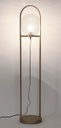 Piantana queer oro D.28x141h in metallo