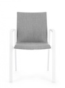 4x Sedia in alluminio 55.5x60x83 cm