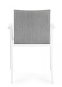 4x Sedia in alluminio 55.5x60x83 cm