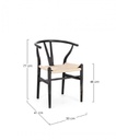 2x Sedia artemia 50x49.5x77 in legno