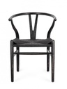 2x Sedia artemia nero 50x49.5x77h in legno