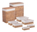 Set di contenitori rettangolari 28x20x10h, 32x24x12h, 36x27x13h, 43x30x53h, 48x36x58h