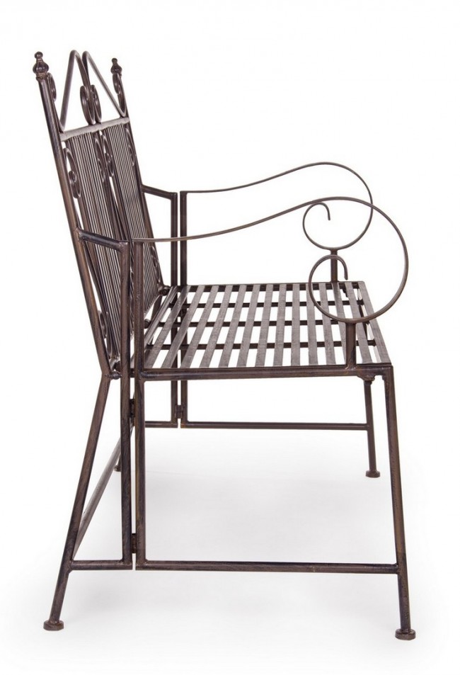 Panca 115x60x92h in acciaio