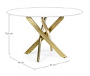 Base tavolo oro D120 x 56a x 56b x 73.5h