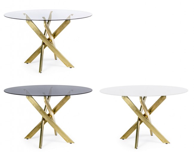 Base tavolo oro D120 x 56a x 56b x 73.5h