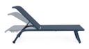 2x Lettino c-ruote navy 70x182x91.5 cm