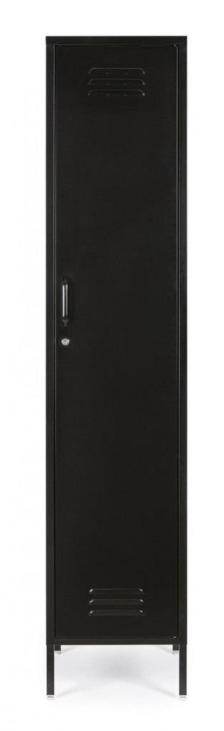 Armadio nero 46x38x185 h in acciaio