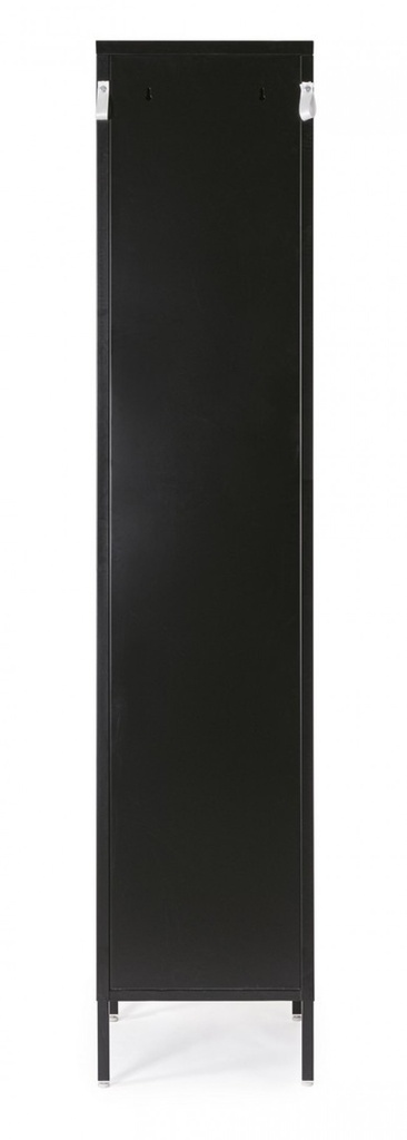 Armadio nero 46x38x185 h in acciaio