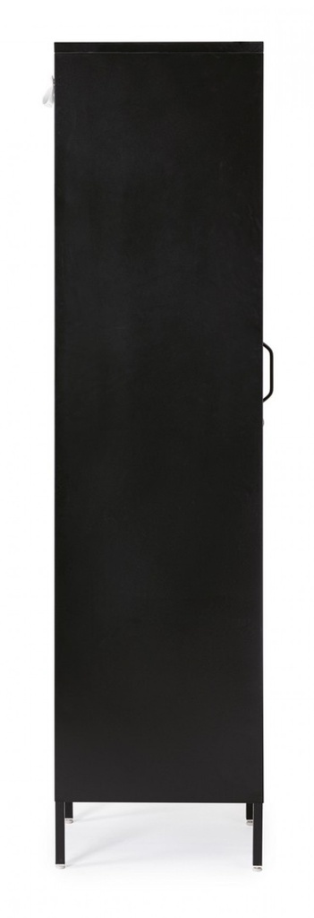 Armadio nero 46x38x185 h in acciaio